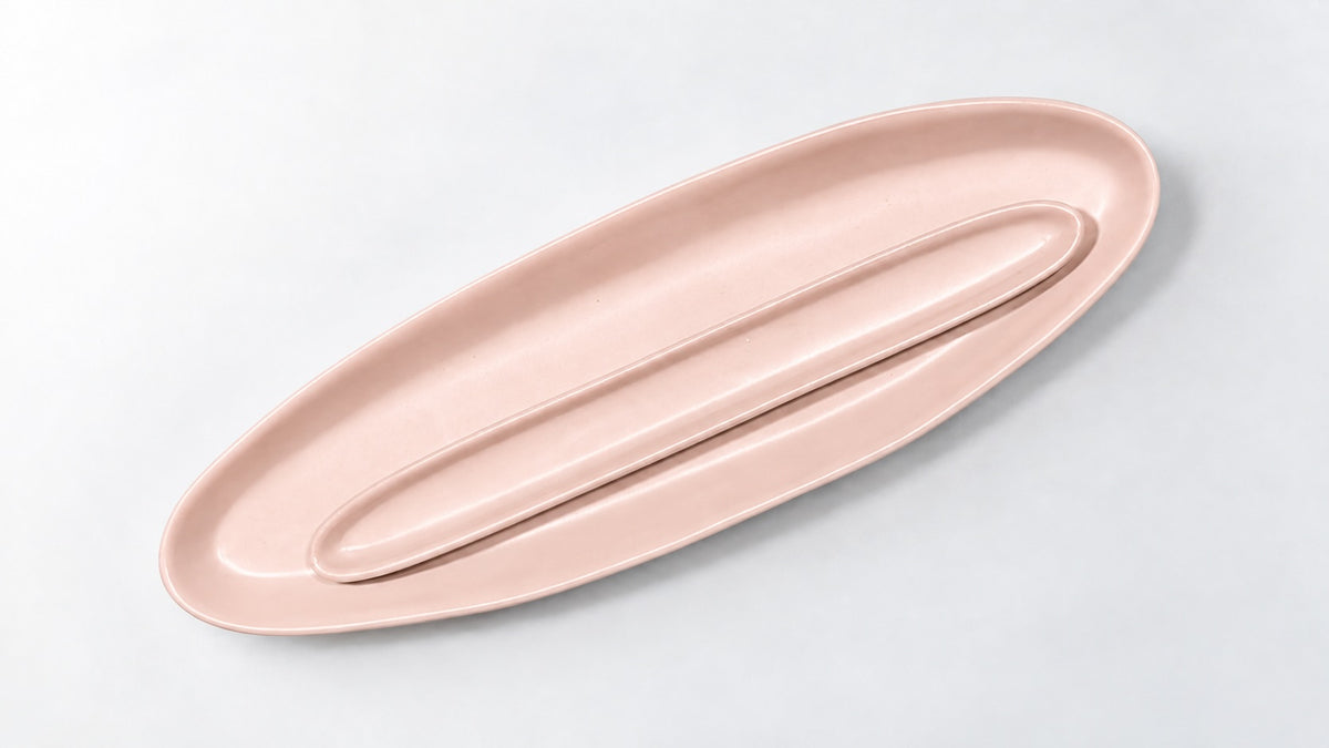 Haand Olive Tray - Buttermilk Pink