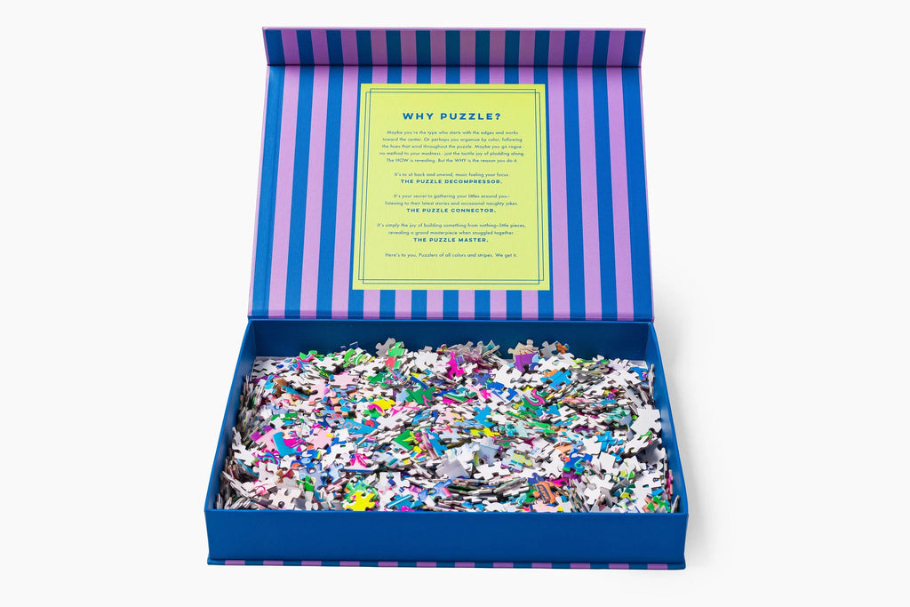 The Mahjong Line Tile Therapy - 1,000-Piece Puzzle