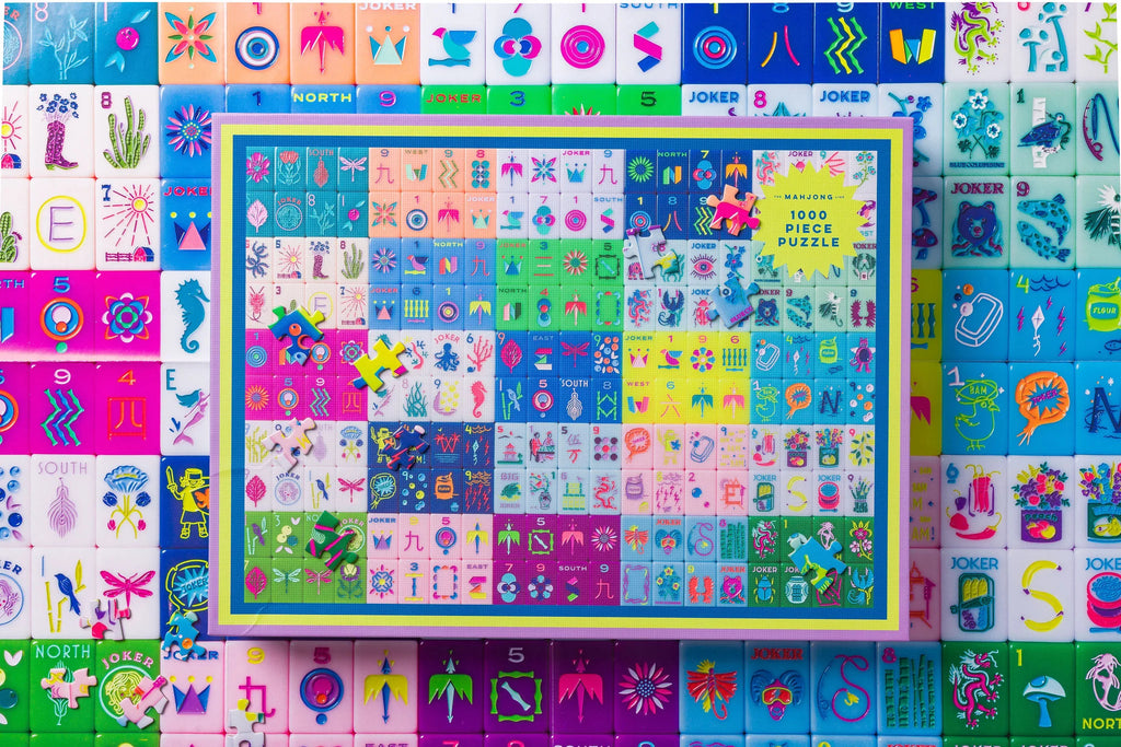 The Mahjong Line Tile Therapy - 1,000-Piece Puzzle
