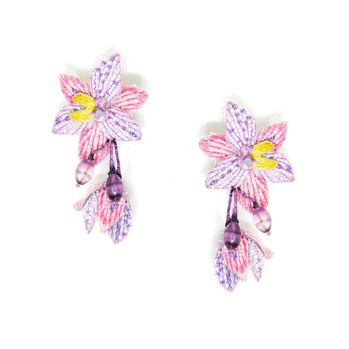 Trovelore Queen of Sheba Flower Earrings