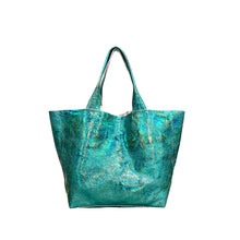 Load image into Gallery viewer, Tracey Tanner - Iridescent Rebecca Tote | Hologram Jade

