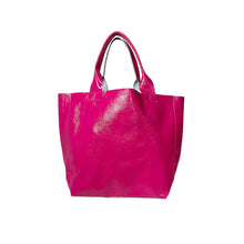 Load image into Gallery viewer, Tracey Tanner - Candy Patent Rebecca Tote | Ruby
