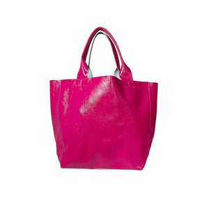 Tracey Tanner - Candy Patent Rebecca Tote | Ruby