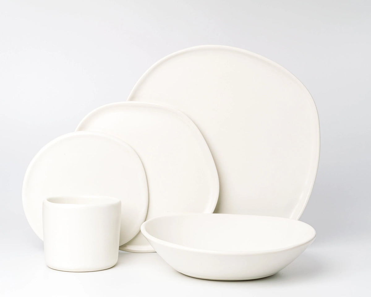 Haand Salad Plate - Ripple | 8.5 in - Turmeric