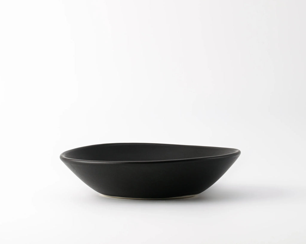 Haand Soup/Salad Bowl - Ripple | 8 in + 20 oz - Matte Black