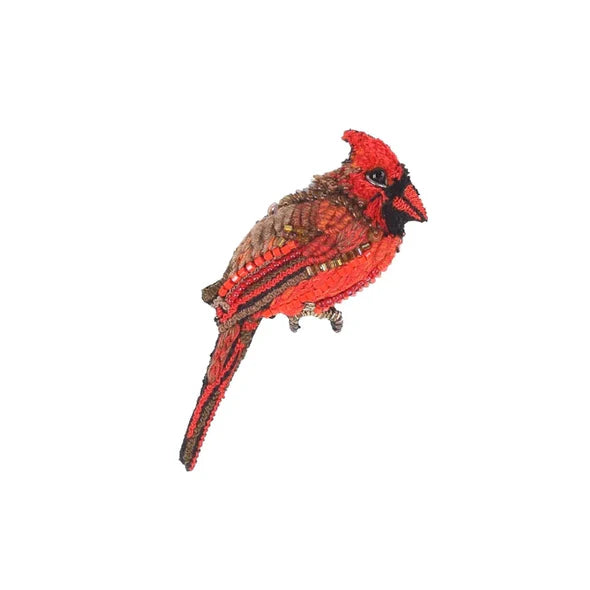 Trovelore Red Cardinal Brooch