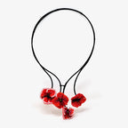 Trovelore Red Poppy Necklace