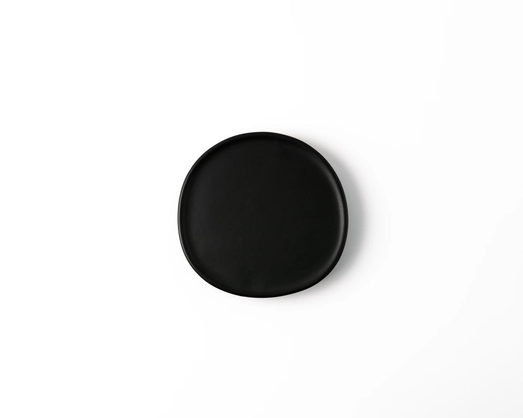 Haand Side Plate - Ripple | 6.5 in - Matte Black