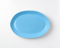Haand Oval Platter - Ripple | 13 in - Robin's Egg