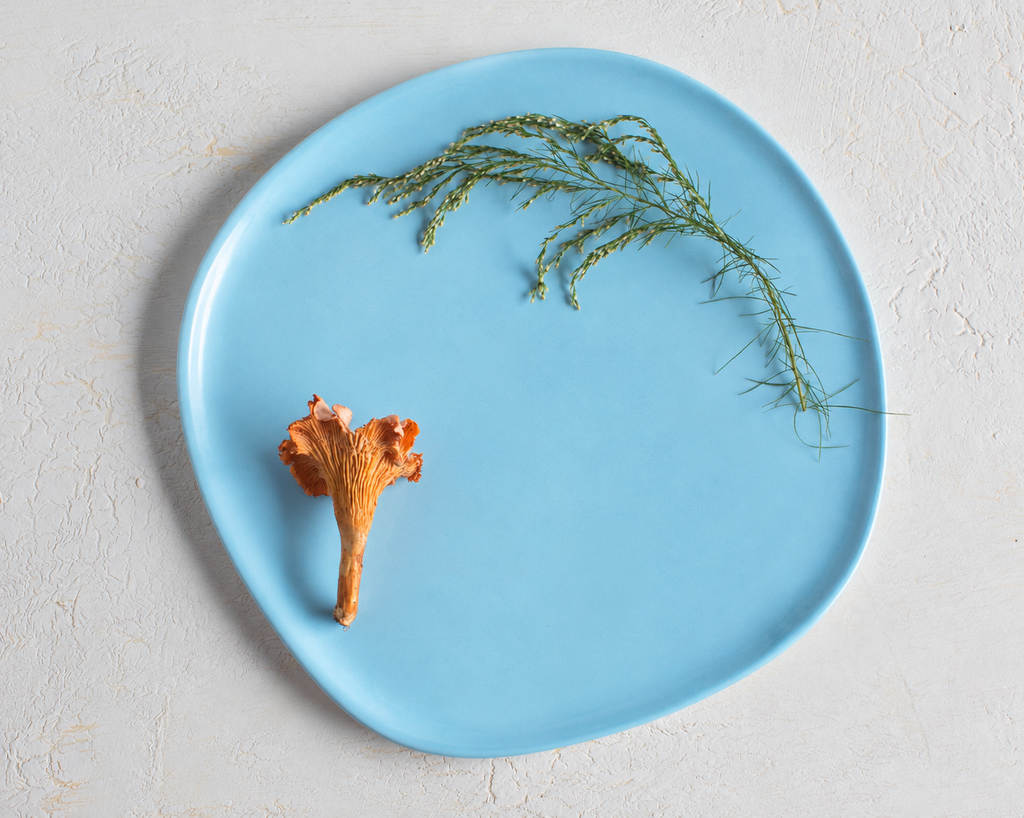 Haand Dinner Plate - Ripple | 11 in - Robin's Egg Blue