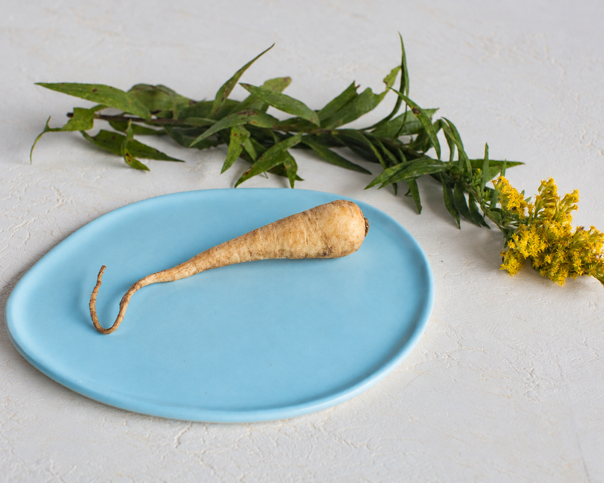 Haand Salad Plate - Ripple | 8.5 in - Robin's Egg Blue