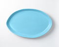 Haand Oval Platter - Ripple | 15 in - Robin's Egg