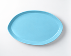 Haand Oval Platter - Ripple | 15 in - Robin's Egg