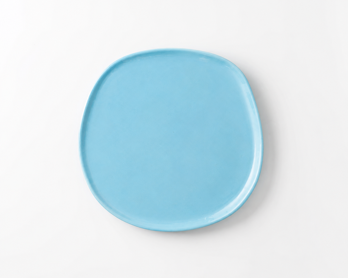 Haand Dinner Plate - Ripple | 11 in - Robin's Egg Blue