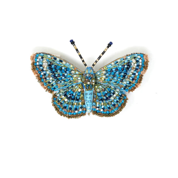 Trovelore Rounded Metalmark Butterfly Brooch