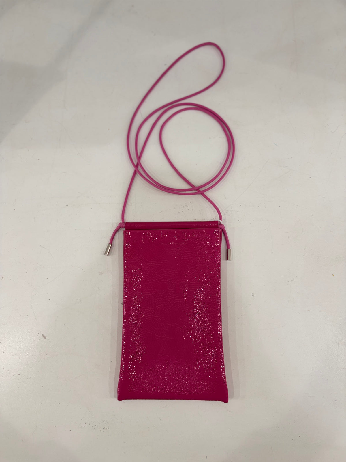 Tracey Tanner - Candy Patent Tia Crossbody Phone Pouch | Ruby