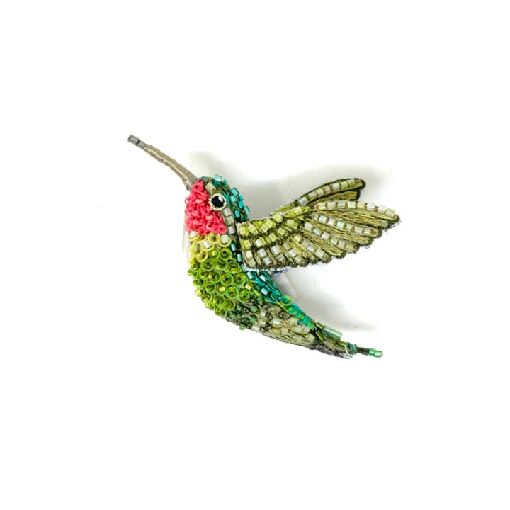 Trovelore Ruby Throated Hummingbird Brooch