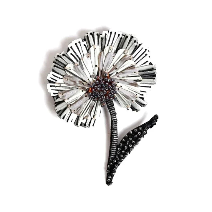 Trovelore Ruffle Flower Brooch Pin