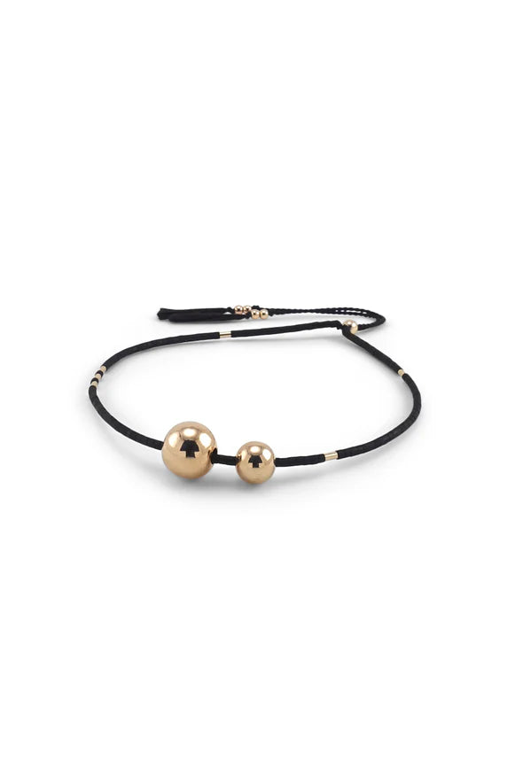 Abacus Row Hati Bracelet - Ink - M/L