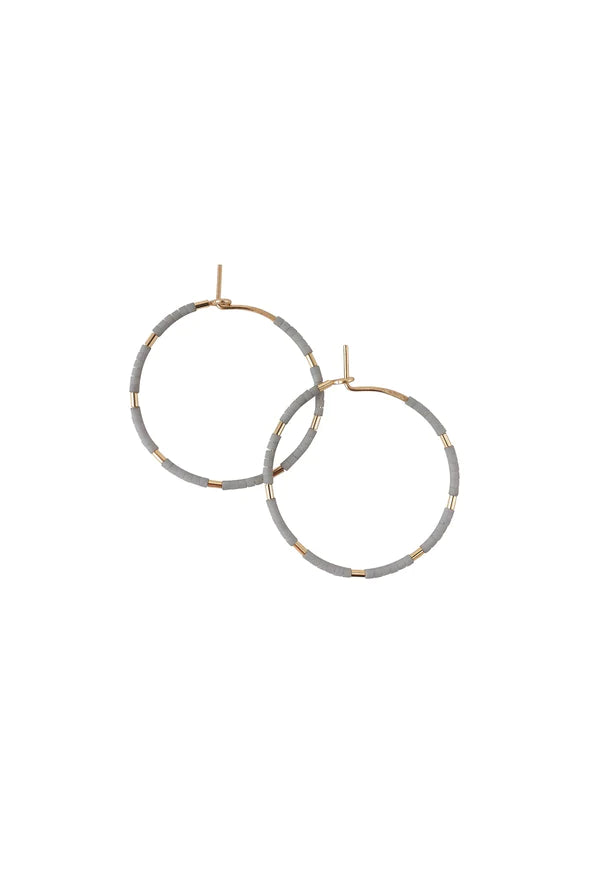 Abacus Row Callisto Hoops - Mist