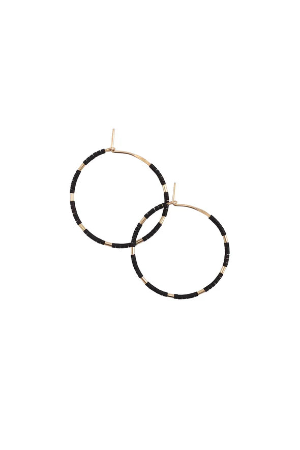 Abacus Row Callisto Hoops - Ink