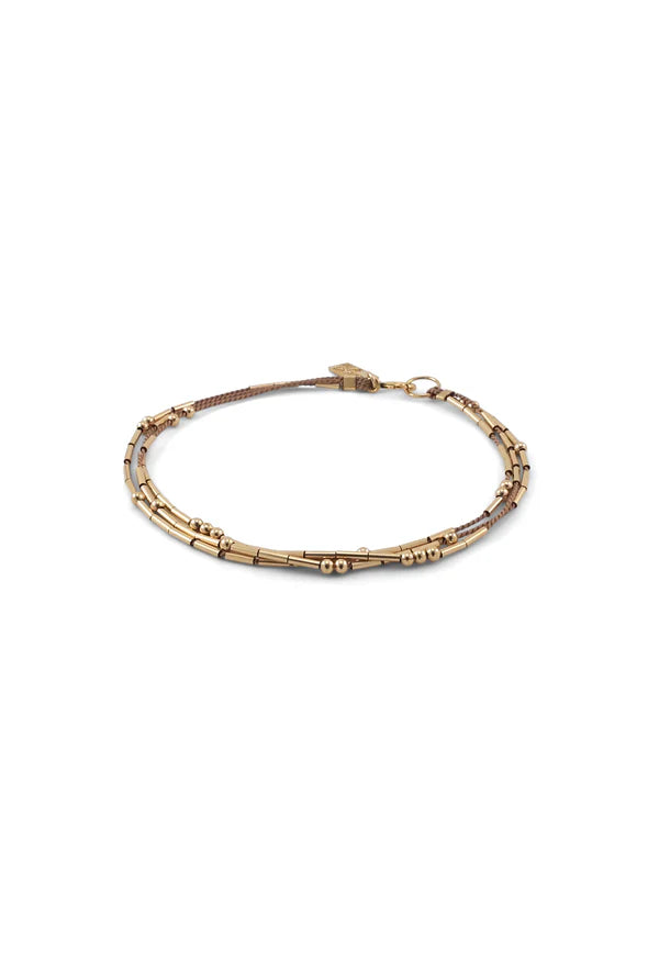 Abacus Row Ara Bracelet - Fawn / 6.5"