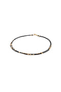 Abacus Row Carina Bracelet - Black / 7.0"