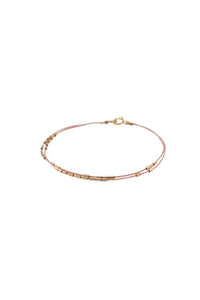 Abacus Row Carina Bracelet - Blush / 6.5"