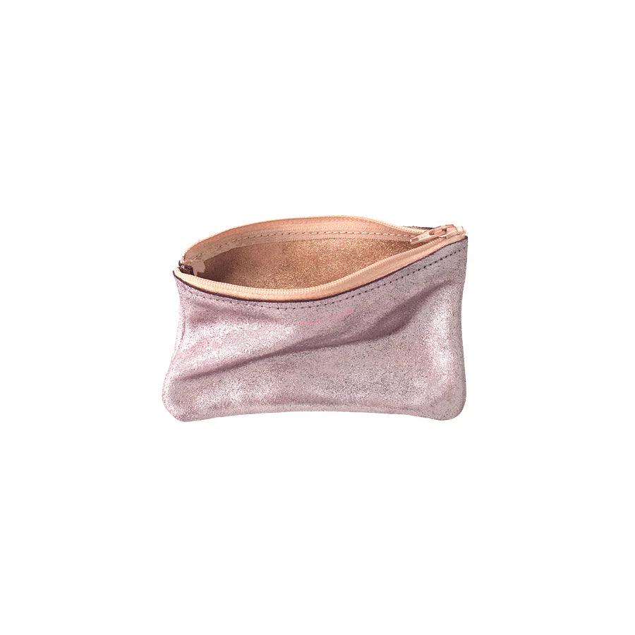 Tracey Tanner - Sparkle Zip Small | Sparkle Lavender with Peach