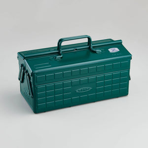 Toyo Steel Cantilever Toolbox | Antique Green