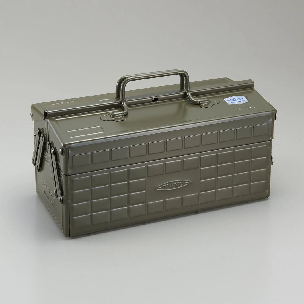Toyo Steel Cantilever Toolbox - ST-350MG| Military Green