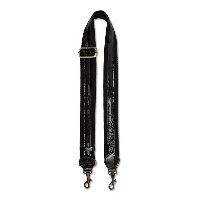Uashmama Crossbody Bag Straps - Glossy Black