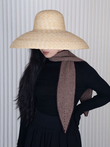 Oats & Rice Sailor Cashmere Rib Neck Scarf | Mulberry