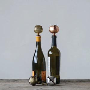Metal Bell Wine Bottle Stopper