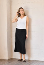 Load image into Gallery viewer, It Is Well L.A. Linen Slit Skirt - Salt
