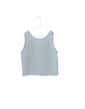 It Is Well L.A. Organic Reversible Gauze Tank - Slate Gray