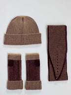 Oats & Rice Sailor Cashmere Rib Neck Scarf | Mulberry