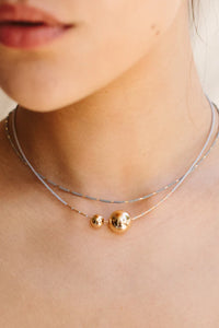 Abacus Row Sao Necklace - Oyster