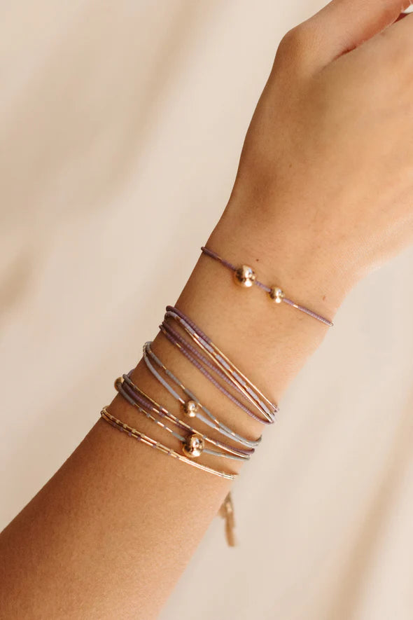 Abacus Row Hati Bracelet - Ink - M/L