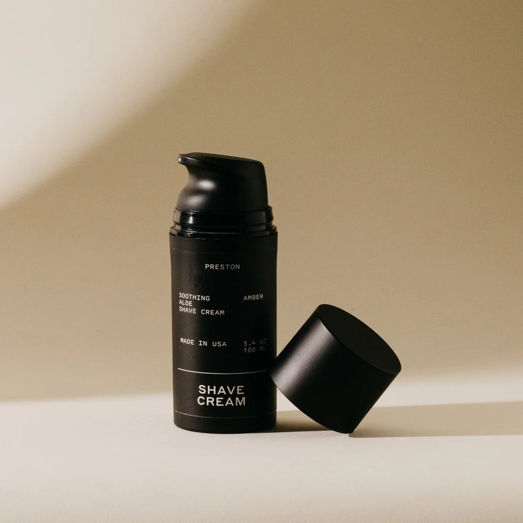 Preston Grooming Shave Cream- Leather | 2 oz.