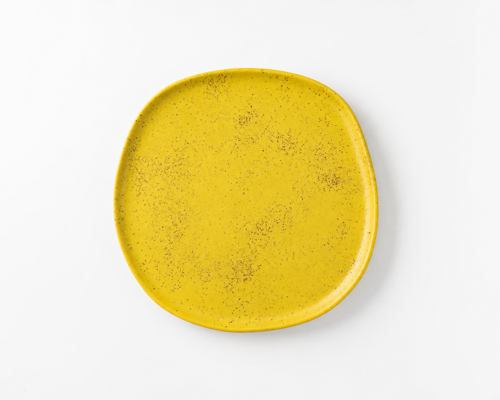 Haand Dinner Plate - Ripple | 11 in - Turmeric