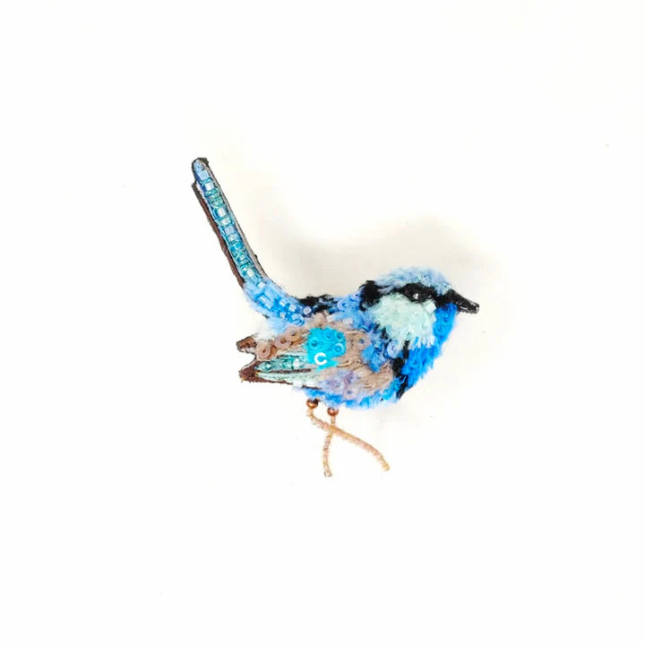 Trovelore Splendid Fairy Wren Brooch