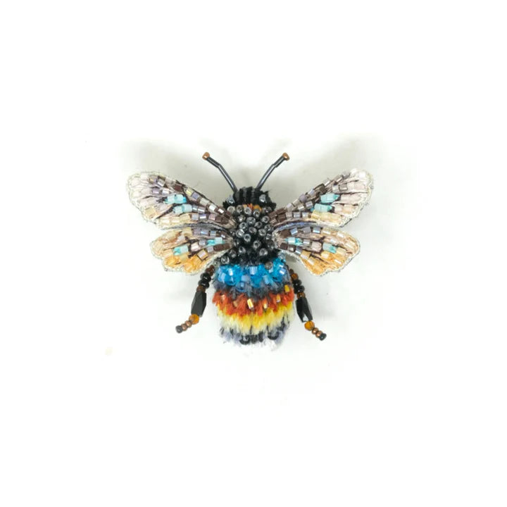 Trovelore Striped Bee Brooch