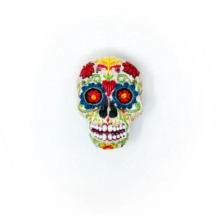 Trovelore Sugar Skull Brooch