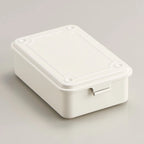 Toyo Steel Toolbox T-150 Steel Stackable Storage Box | White