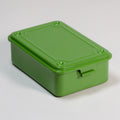 Toyo Steel Toolbox T-150 Steel Stackable Storage Box | Japanese Tea Green