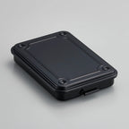 Toyo Steel Toolbox T-152 Steel Stackable Storage Box | Black