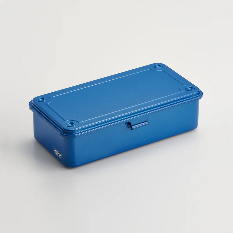 Toyo Steel Toolbox T-190 Steel Stackable Storage Box | Blue