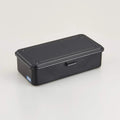 Toyo Steel Toolbox T-190 Steel Stackable Storage Box | Black