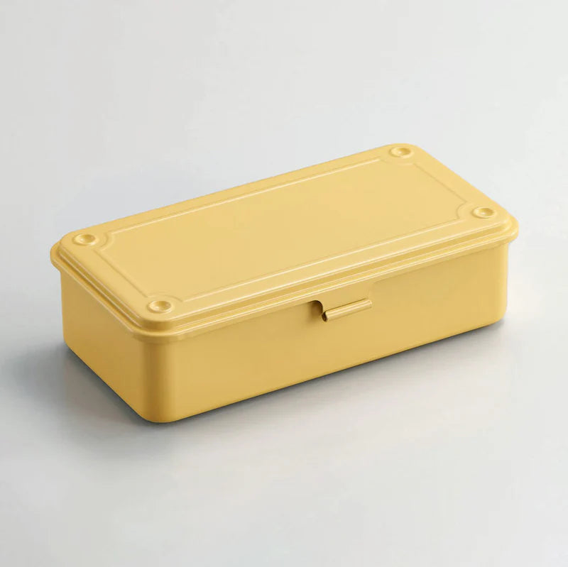 Toyo Steel Toolbox T-190 Steel Stackable Storage Box | Yellow